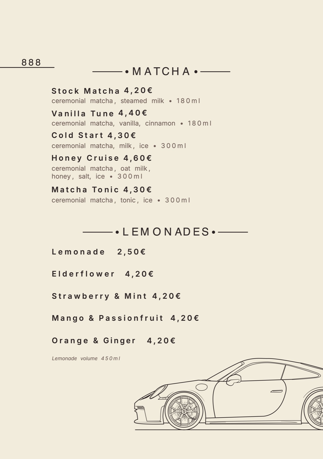 Drinks menu — page 5